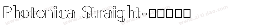 Photonica Straight字体转换